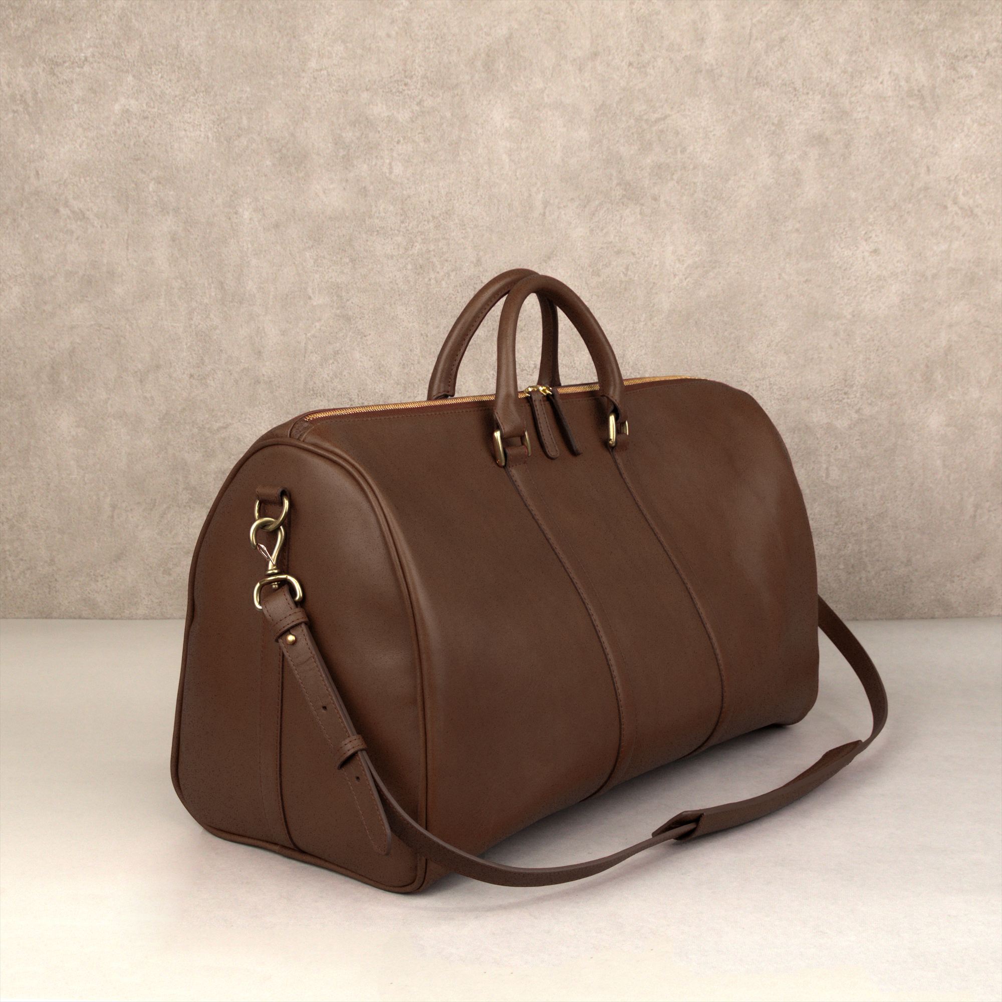 【ふるさと納税】ボストンバッグ 本革 日本製 姫路レザー レザー スポーツ 旅行バッグ 旅行カバン トラベルバッグ 出張 ビジネス 旅行 ゴルフ 鞄 カバン メンズ WH-24　お届け：約1～2ヶ月後お届け サムネイル2