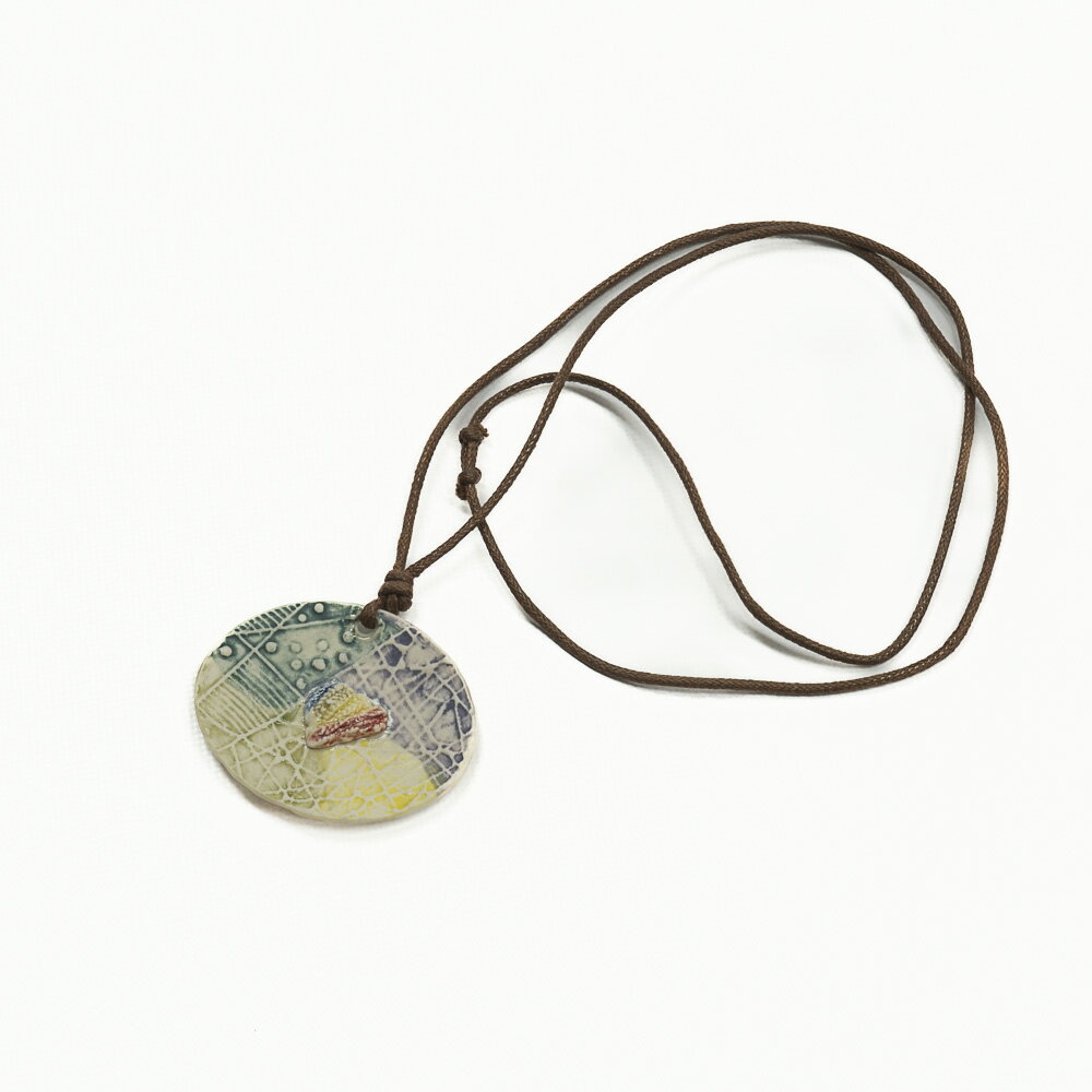 陶器ネックレス「陶片抱擁首飾り」SH-N004　 工芸品 ネックレス アクセサリー 半磁器