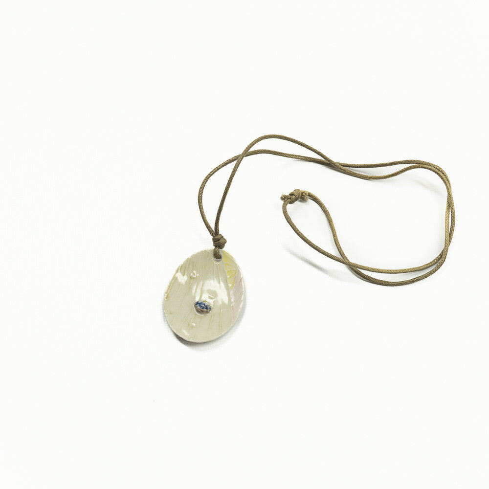 陶器ネックレス「陶片抱擁首飾り」SH-N005　 工芸品 ネックレス アクセサリー 半磁器