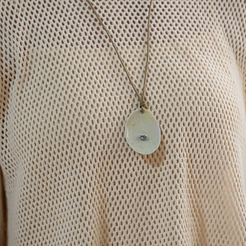 【ふるさと納税】陶器ネックレス「陶片抱擁首飾り」SH-N005　 工芸品 ネックレス アクセサリー 半磁器 サムネイル2