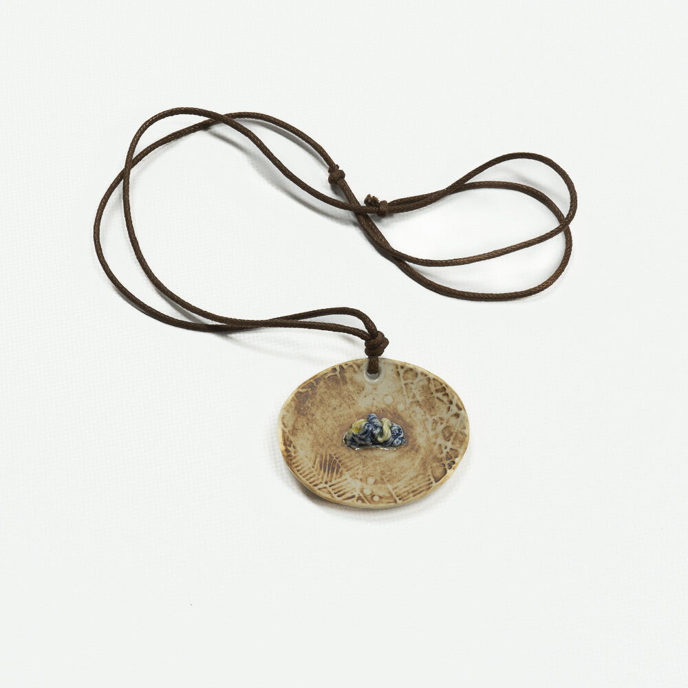 陶器ネックレス「陶片抱擁首飾り」SH-N001　 工芸品 ネックレス アクセサリー 半磁器