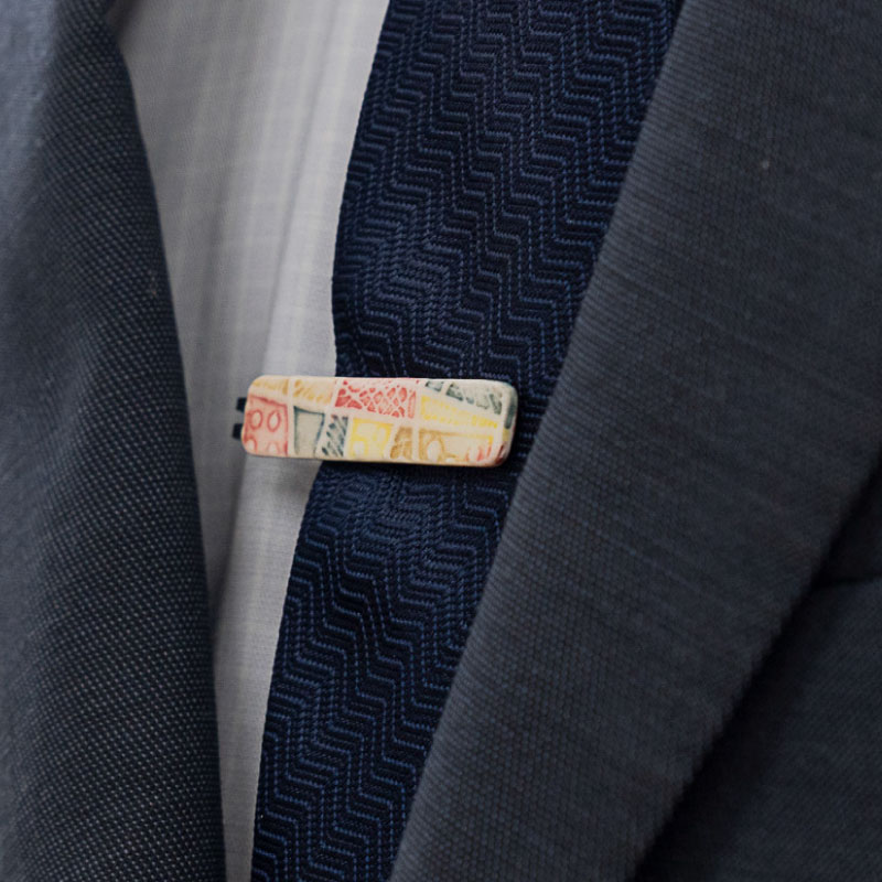 【ふるさと納税】陶器タイピン　SH-MN002　 工芸品 タイピン ビジネス 半磁器 サムネイル2