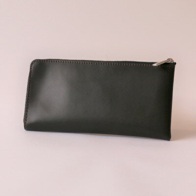 【申込受付後 生産】ジャパンレザー　本格牛革使用　本革長財布(ダークブラウン)【1444690】