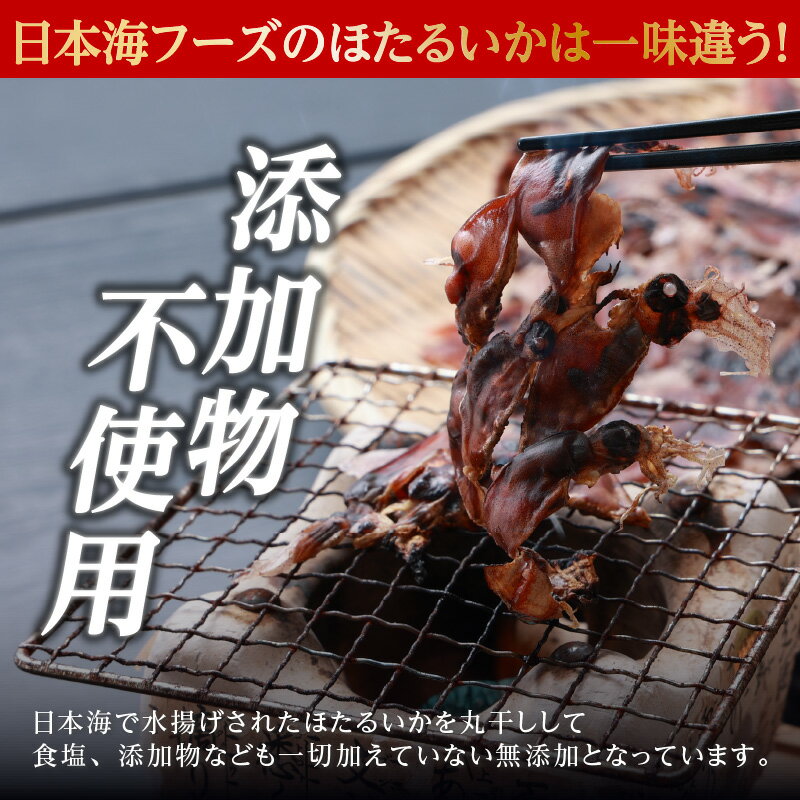 【ふるさと納税】☆高評価レビュー☆【訳あり】兵庫県 香住産 ほたるいか 素干し 【選べる容量】 ホタルイカ 姿干し 不揃い 規格外 素干し 干物 あて 酒の肴 珍味 海鮮 おつまみ 蛍烏賊 ライター 炙り 父の日 お取り寄せ ご当地 グルメ 特産 常温 保存 メール便 送料無料 サムネイル2
