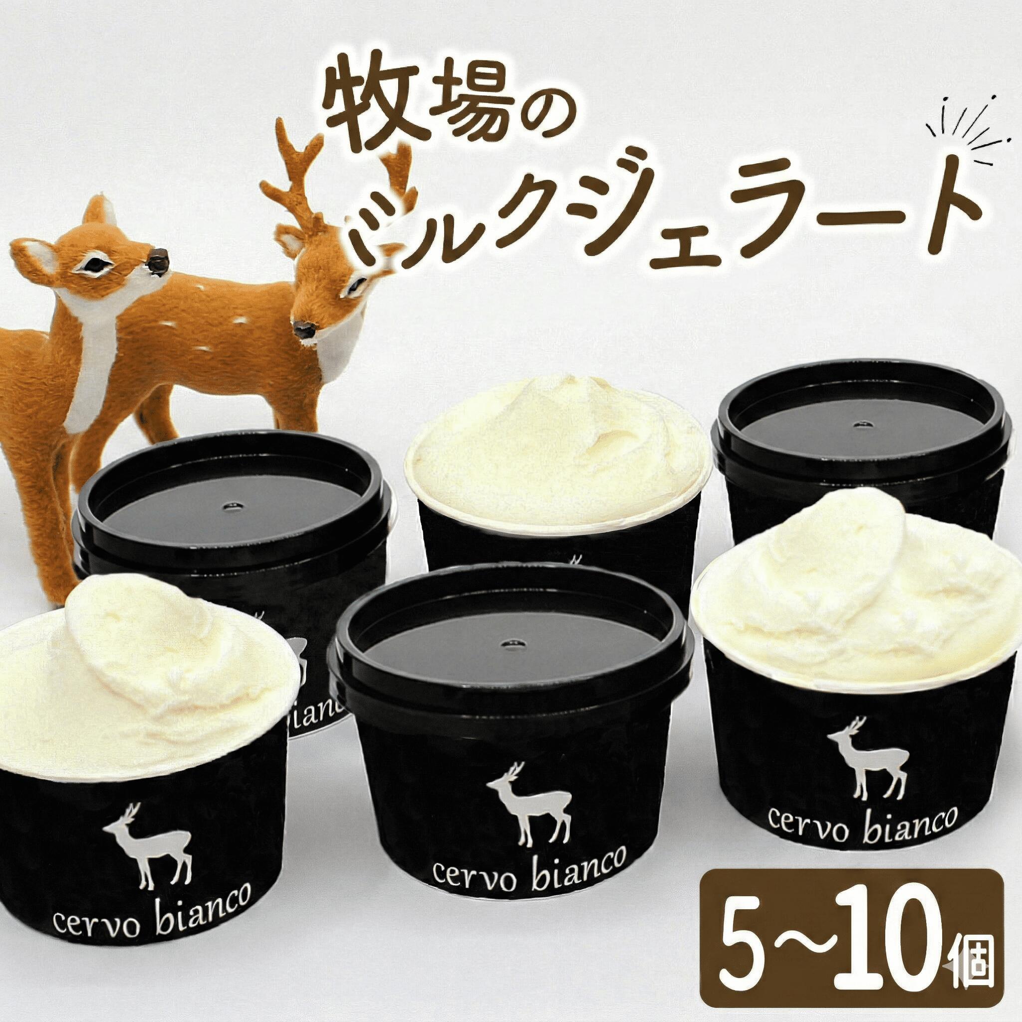 ジェラート 5~10個 濃厚ミルク アイス 選べる定期便 ミルク 濃厚 詰め合わせ セット あいす ソフトクリーム アイスクリーム スイーツ お菓子 洋菓子 デザート 贈り物 ギフト 贅沢 口溶け なめらか cervo bianco チェルボビアンコ 奈良 名物 奈良市 奈良県