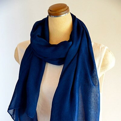 藍染めストール　KOIAI 【1087441】