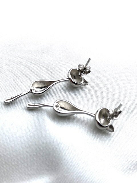 【ふるさと納税】猫ピアス＆ネックレスのセット ≪アクセサリー ピアス ネックレス 猫≫ サムネイル2