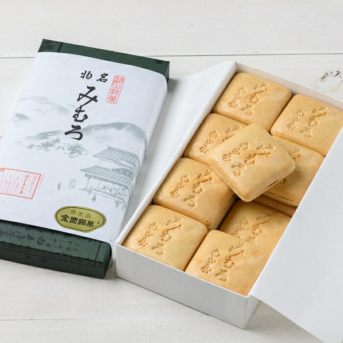 【ふるさと納税】名物みむろ（最中）　小型16個入／もなか 和菓子 銘菓 小豆 奈良 大神神社 サムネイル3