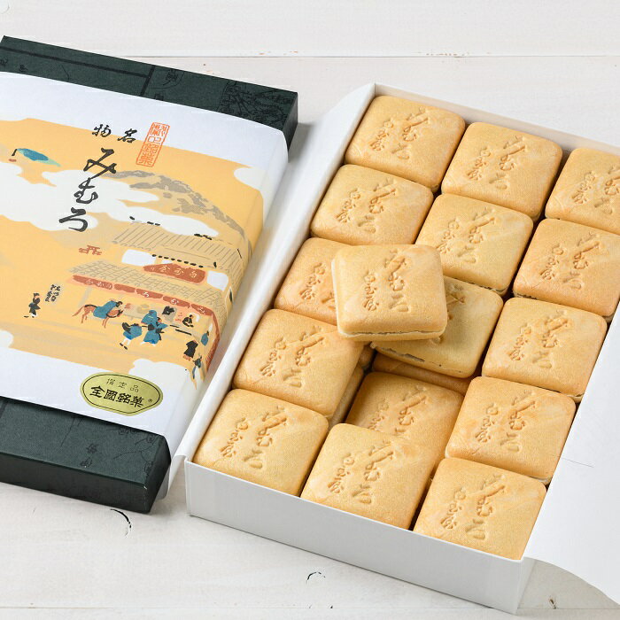 【ふるさと納税】名物みむろ（最中）　小型30個入／もなか 和菓子 銘菓 小豆 奈良 大神神社 - 画像3