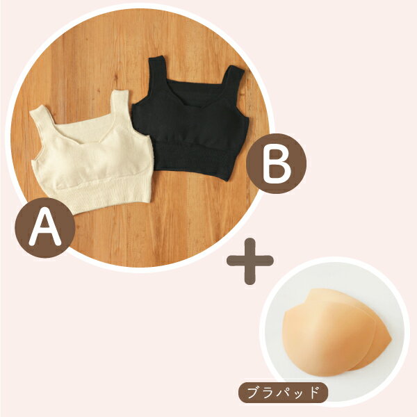 【ふるさと納税】シルクふぁみりぃ★無縫製 肌側シルク天然素材のらくフィットブラ&パッド／シルク ホールガーメント フリーサイズ 優しい 柔らかい 快適 保温 母の日 プレゼント サムネイル3