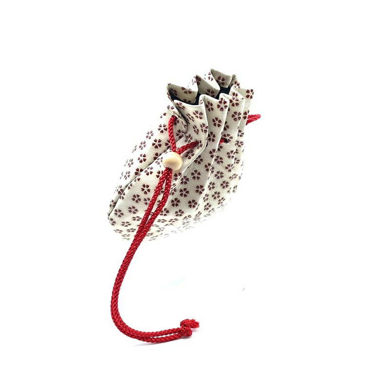 【ふるさと納税】印伝　巾着（小桜） サムネイル2