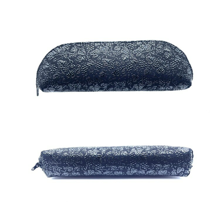 【ふるさと納税】印伝　眼鏡ケース兼ペンケース（葡萄） サムネイル3