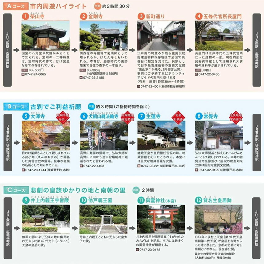 【ふるさと納税】コース＆時間が時間選べる！タクシーで回る五條市観光 | タクシー 観光 市内観光 神社仏閣巡り 五條市 サムネイル3