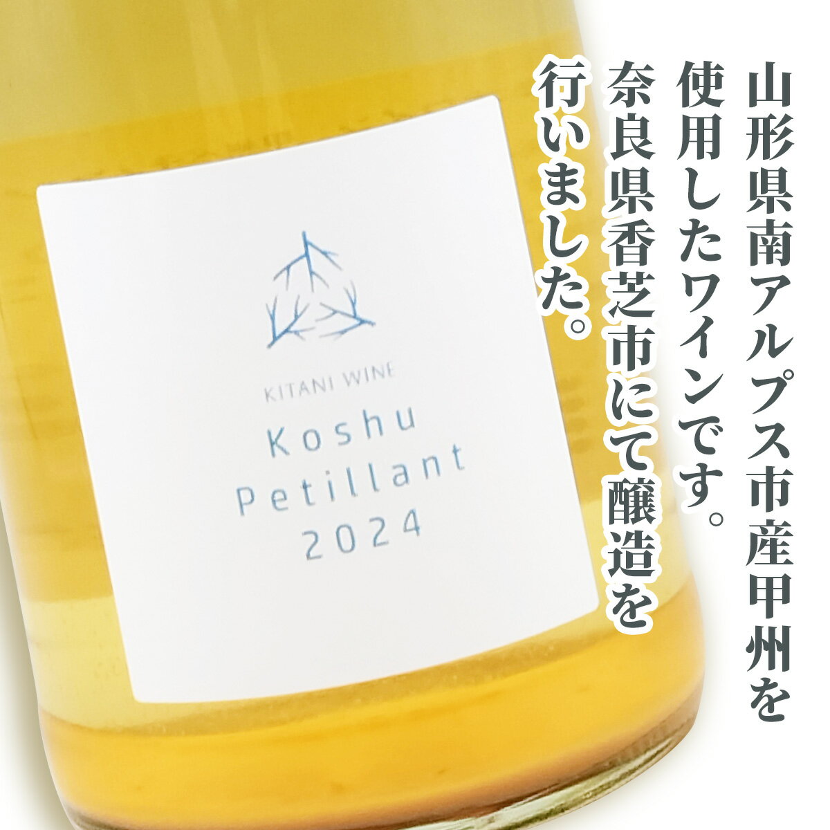 【ふるさと納税】甲州ペティアン 2024 (750ml×1本)｜ワイン 果実酒 奈良 香芝 [3000] サムネイル2