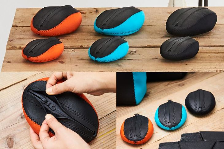 【ふるさと納税】こだわりの逸品「ネオプレンレザーポーチ」（Mサイズ） [2041-2044] サムネイル2