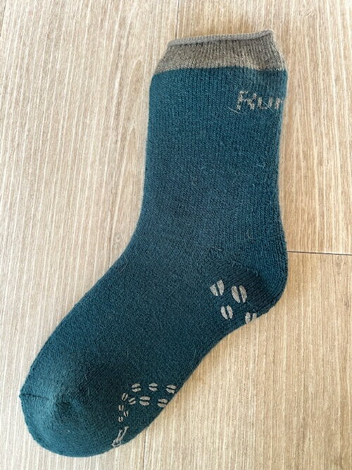 【ふるさと納税】RunNext アンゴラ入り あったか ソックス ディープブルー ／ ランネクスト 防寒 保温 ウォーキング スキー ツーリング 靴下 奈良県 葛城市 サムネイル2