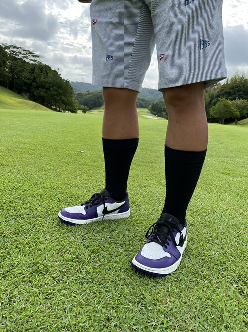 【ふるさと納税】RunNext ゴルフ ブラック 25〜27cm 1足 ／ ランネクスト ソックス 靴下 スポーツ用品 着圧機能 サポート ランニング フィットネス トレーニング 奈良県 葛城市 サムネイル2