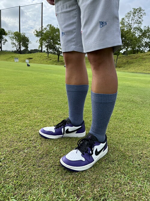 【ふるさと納税】RunNext ゴルフ ブルー 25〜27cm 1足 ／ ランネクスト ソックス 靴下 スポーツ用品 着圧機能 サポート ランニング フィットネス トレーニング 奈良県 葛城市 サムネイル2