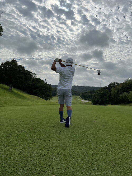 【ふるさと納税】RunNext ゴルフ ブルー 25〜27cm 1足 ／ ランネクスト ソックス 靴下 スポーツ用品 着圧機能 サポート ランニング フィットネス トレーニング 奈良県 葛城市 サムネイル3