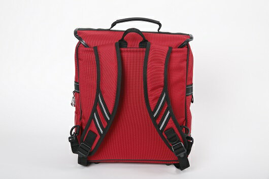 【ふるさと納税】小学生リュック　RD-34　レッド／大きめ　通学　A4　リュック型　ランドセル　塾　通学カバン　ランドセル代わり　ナイロン　防水　軽量　撥水　ふるさと納税 サムネイル2