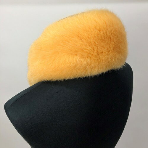 【ふるさと納税】イタリア染め　シャドー　フォックス　ファー　マフラー　（フルーツオレンジ）／豪華　毛皮　リアルファー　綺麗目　上品　お洒落　ファッション サムネイル3