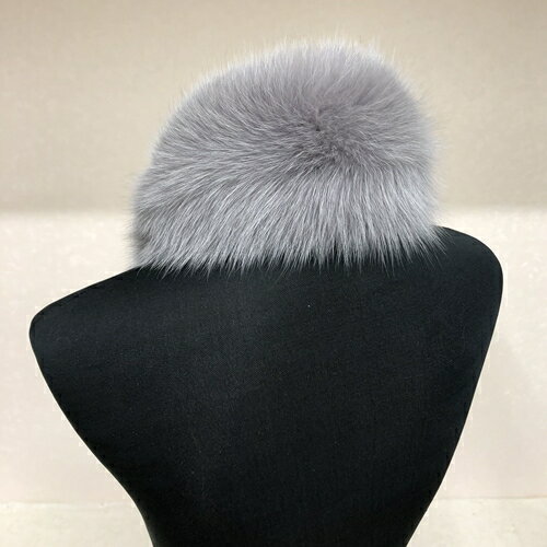 【ふるさと納税】ファー　マフラー　シャドーフォックス（ライトグレー）／西本毛皮商店　サガ　SAGA　FOX　豪華　毛皮　リアルファー　高品質　オシャレ　ファッション サムネイル3