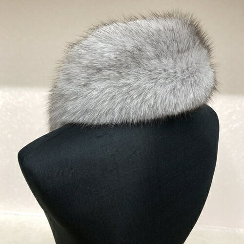 【ふるさと納税】ファー　マフラー　サガフォックス　ライトグレー／西本毛皮商店　SAGA　FOX　豪華　毛皮　リアルファー　高品質　オシャレ　ファッション　奈良県　宇陀市 サムネイル3