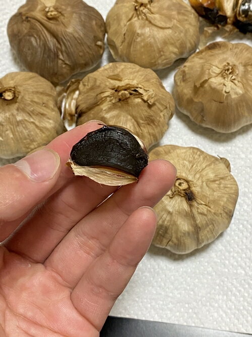 【ふるさと納税】宇陀市産 熟成 黒にんにく 500g ／ グーテライゼ 健康 グルメ 熟成加工 ギフト元気 ニンニク ガーリック 黒ニンニク 国産 奈良県 宇陀市 - 画像2