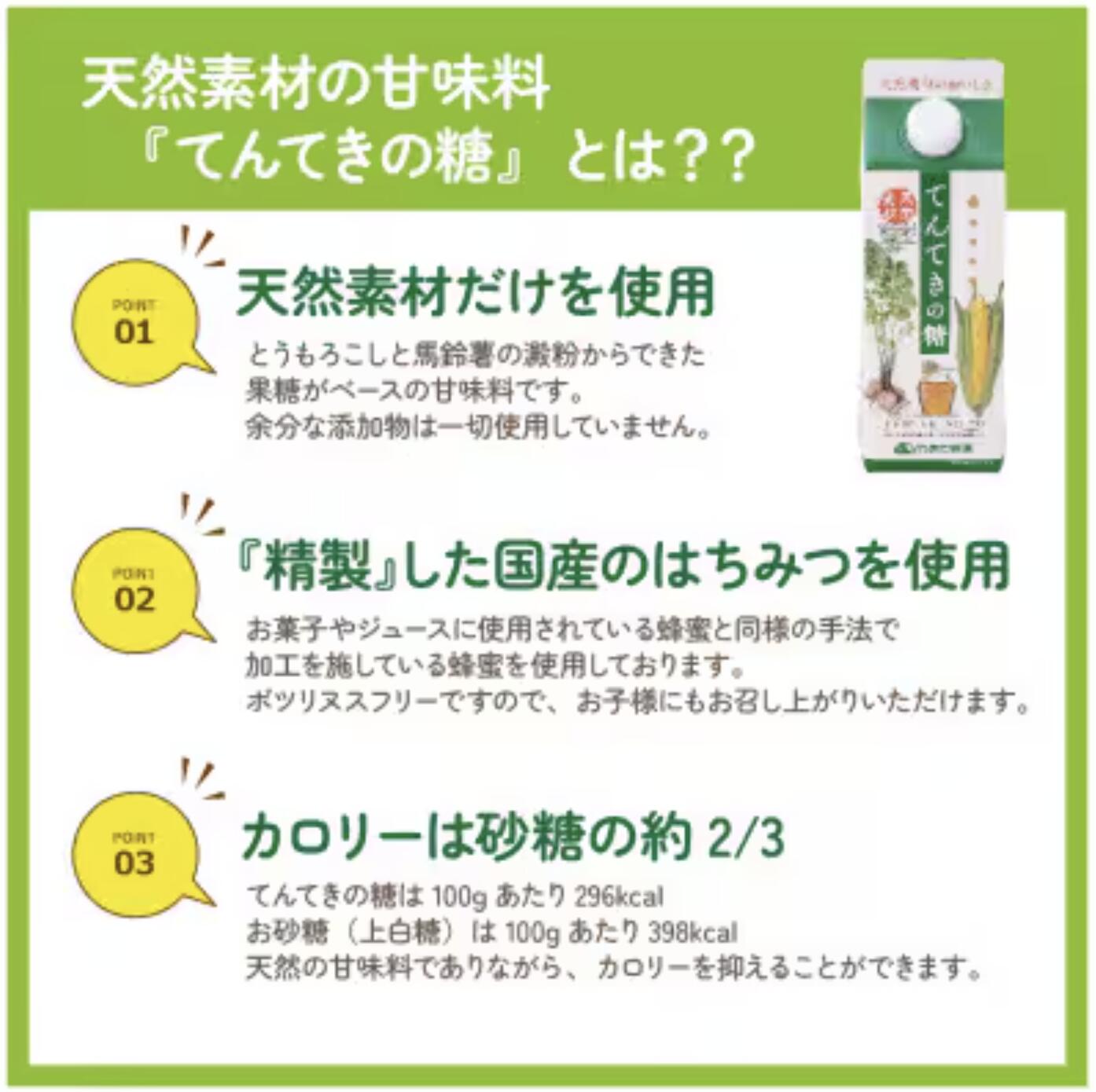 【ふるさと納税】てんてきの糖1200g×4本 サムネイル3