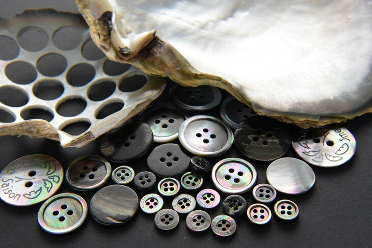 【ふるさと納税】オーダーワイシャツ-「オリジナルネーム入り」川西町産貝ボタンを使用- 【生地：ノーアイロン】 ※オーダーシート受付後2か月程度で発送予定 ※着日指定不可 サムネイル3