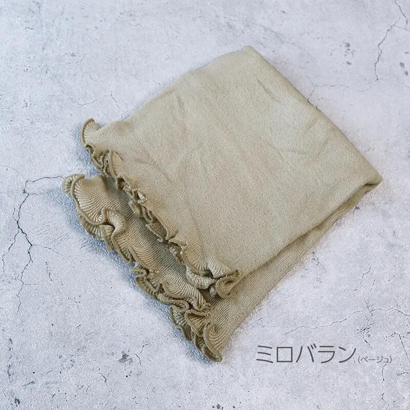 シルク泥染めはらまき 草木染め panfree ミロバラン（ベージュ） ／ まちづくり観光振興機構 腹巻き はらまき レディース シルク メンズ ネックウォーマー 冷え防止 奈良県 田原本町