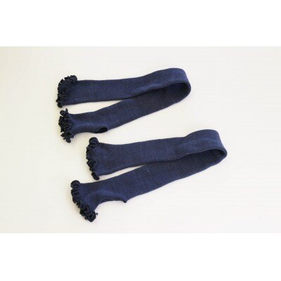 奈良丸編研究所 の シルク アームカバー 2本組 ネイビー ／ まちづくり観光振興機構 日焼け対策 uv対策 冷え対策 奈良県 田原本町