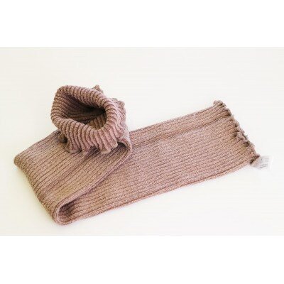 【ふるさと納税】奈良丸編研究所 の 紬糸シルク はらまき ロング あずき ／ まちづくり観光振興機構 保温効果 冷え対策 防寒 奈良県 田原本町 サムネイル2