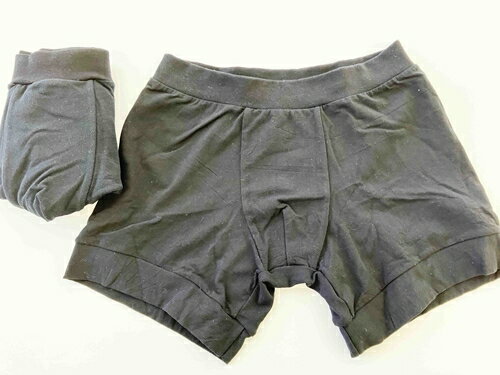 メンズ パンフリー リラクシングウェアニットトランクス 2枚セット ブラック ／ まちづくり観光振興機構 下着 インナー 奈良県 田原本町