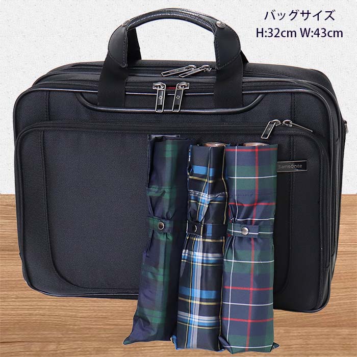 【ふるさと納税】メンズ 雨傘 ミニ傘 392201 先染め チェック柄 日本製 ネイビーXブルー ／ まちづくり観光振興機構 折りたたみ UV防止加工 紫外線対策 全天候型 奈良県 田原本町 サムネイル3