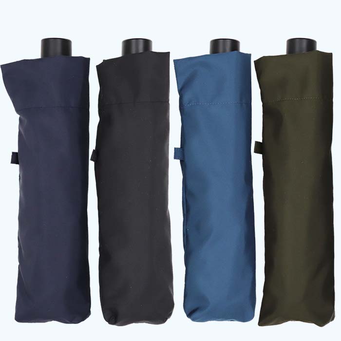 【ふるさと納税】メンズ 晴雨兼用傘 折りたたみ 392302 ミラトーレ 超撥水 無地 日本製 カーキ ／ まちづくり観光振興機構 折りたたみ ファインデニール 全天候型 通勤 通学 軽量 奈良県 田原本町 サムネイル2