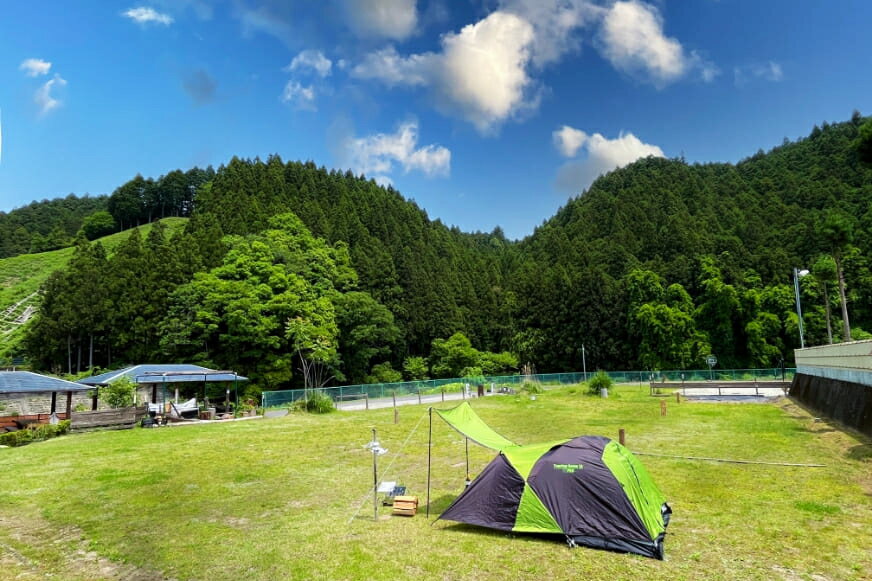 【ふるさと納税】奈良県曽爾村民宿2・7 テントサイト1エリアペアご利用宿泊券 サムネイル2