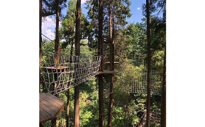 【ふるさと納税】冒険の森inおうじ　ディスカバリーコース5名様チケット 入場券 優待券 体験チケット - 画像2