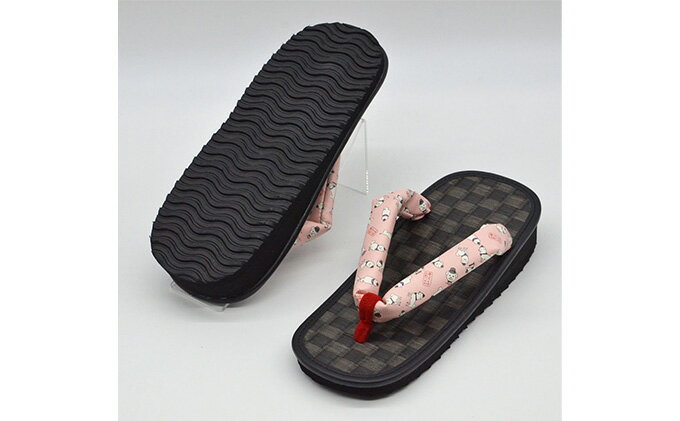 【ふるさと納税】信貴×雪丸 ゆきまる雪駄 屋内屋外兼用 BP 履物 和 和テイスト お祭り お祭り衣装 小物 屋内外兼用 室内で履ける 太めの鼻緒 伝統的履物 手作業 日本の伝統 柄入り鼻緒 サムネイル3