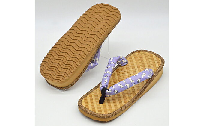 【ふるさと納税】信貴×雪丸 ゆきまる雪駄 屋内屋外兼用 BrB 履物 和 和テイスト お祭り お祭り衣装 小物 屋内外兼用 室内で履ける 太めの鼻緒 伝統的履物 手作業 日本の伝統 柄入り鼻緒 サムネイル3