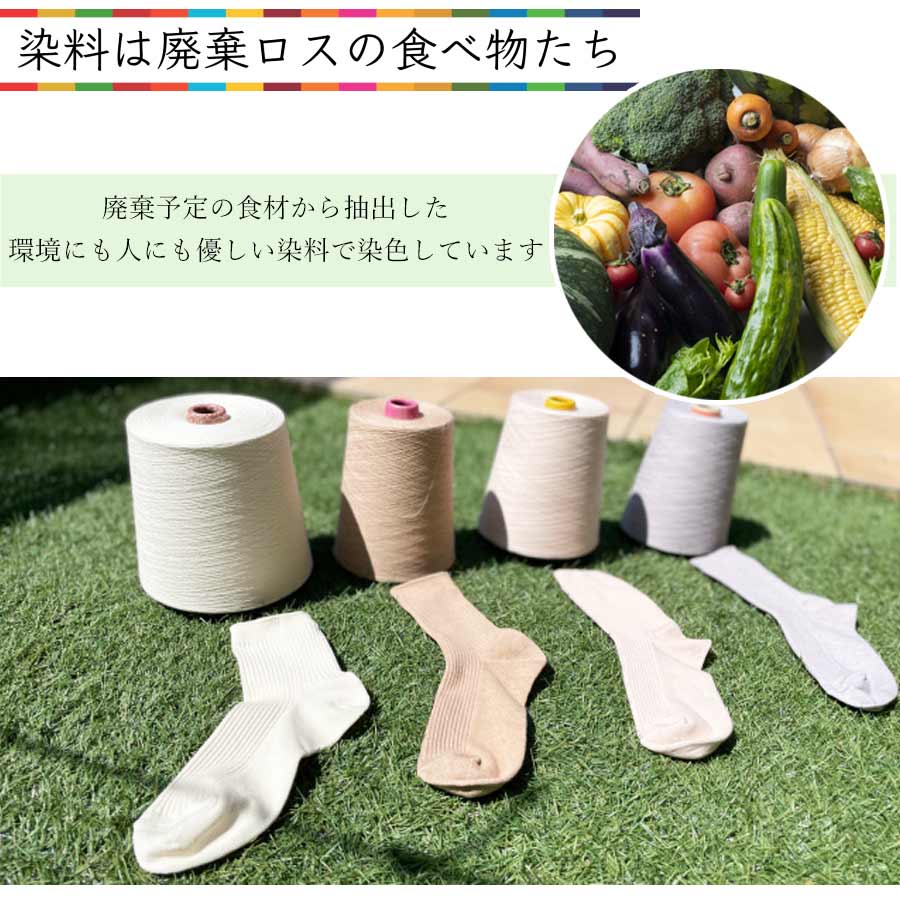 【ふるさと納税】ZERO SOCKS メンズ 25~27cm / 国産 奈良県 広陵町 日用品 衣類 靴下 くつした ソックス オーガニックコットン ごみ削減 SDGs サスティナブル オーガニック 天然繊維 土に還る 天然素材 吸放湿性 冷え対策 紳士ソックス サムネイル2