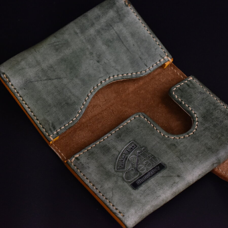 【ふるさと納税】イタリアレザーの29万通りから選ぶオリジナル名刺ケース///オーダーメイド 名刺入れ カードケース 牛革 本革 レザー コンパクト メンズ レディース ギフト プレゼント 贈答 贈り物 ケース おしゃれ サムネイル3