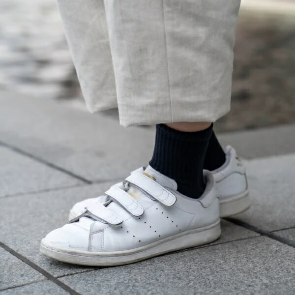 【ふるさと納税】BeComme『つながる靴下』オリジナルロゴソックス(ブラックネイビー・S:22-24cm・3足セット) /// 靴下 くつした くつ下 ソックス 足元 ビジネス シンプル カジュアル おしゃれ かわいい 消臭 履き心地 メンズ レディース 紳士 婦人 日常 通年 プレゼント サムネイル3