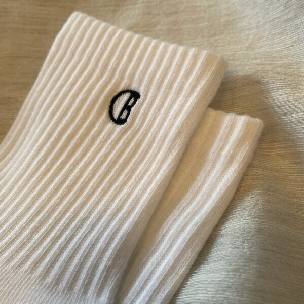 【ふるさと納税】BeComme『つながる靴下』オリジナルロゴソックス(ホワイト・M:25-27cm・3足セット) /// 靴下 くつした くつ下 ソックス 足元 ビジネス シンプル カジュアル おしゃれ かわいい 消臭 履き心地 メンズ レディース 紳士 婦人 日常 通年 プレゼント サムネイル2