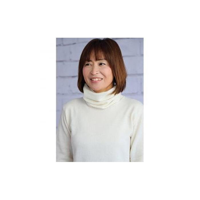 【ふるさと納税】レディースネックウォーマー（ベビーカシミヤ100％） 天竺編み ホワイト 201F WH サムネイル2