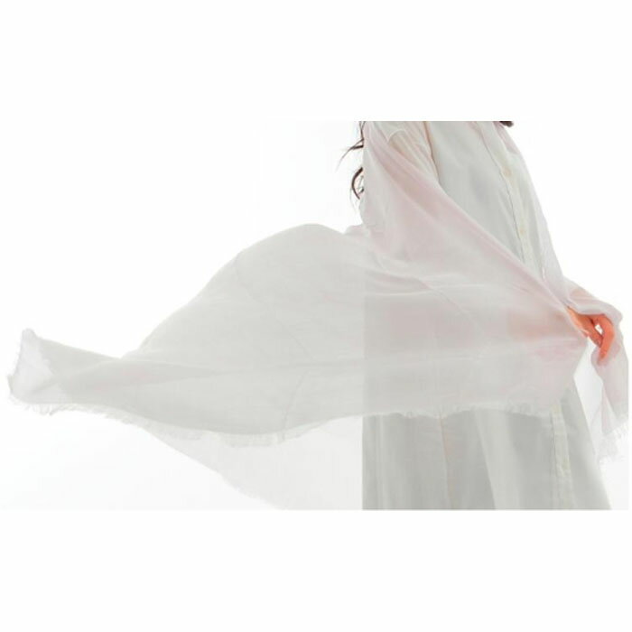 【ふるさと納税】潤いシルクの大判ストール（約100×185cm）ラベンダー　STL-1　PI サムネイル2