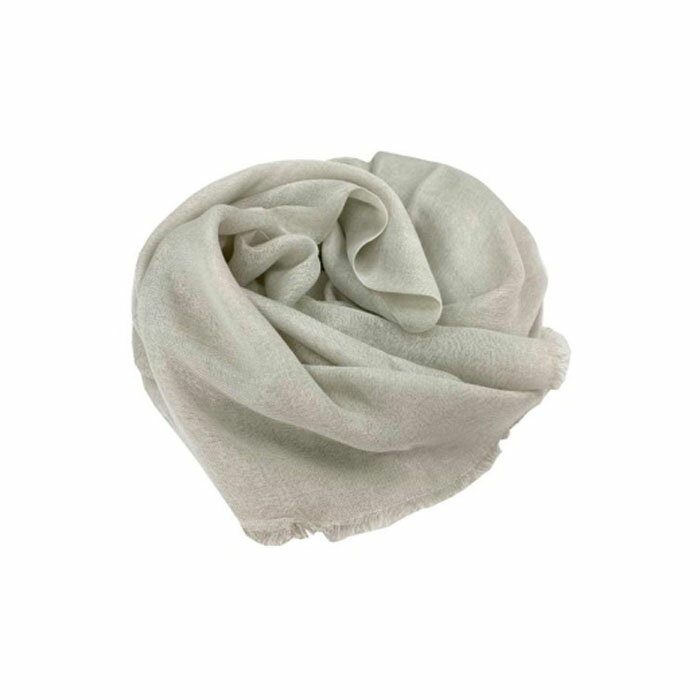 【ふるさと納税】潤いシルクの大判ストール（約100×185cm）ベージュ　STL-1　BE サムネイル3