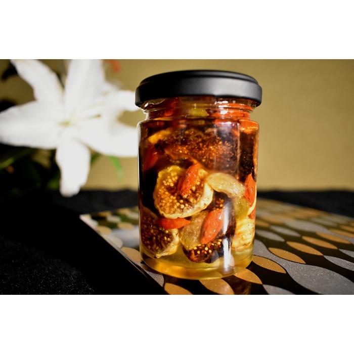 【ふるさと納税】ドライフルーツの蜂蜜漬【峠プレミアム 映（HAYU）】～熊野古道 峠の蜂蜜×ドライフルーツ 【SW5】 サムネイル2