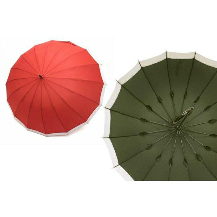 【ふるさと納税】ペア傘　紀州漆器アンブレラ　16本骨和傘　お揃いめおと傘　風に強い丈夫グラスファイバー骨　カバー付き　夫婦箸夫婦茶碗ならぬ夫婦傘　結婚記念日・父の日母の日・敬老の日にも適したギフト箱入　※着日指定不可 サムネイル3