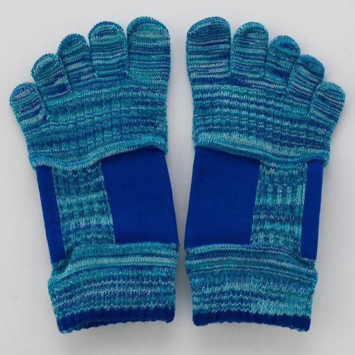 【ふるさと納税】knitido+ブランド 5本指ソックス2足セットB(25~27cm) サムネイル2